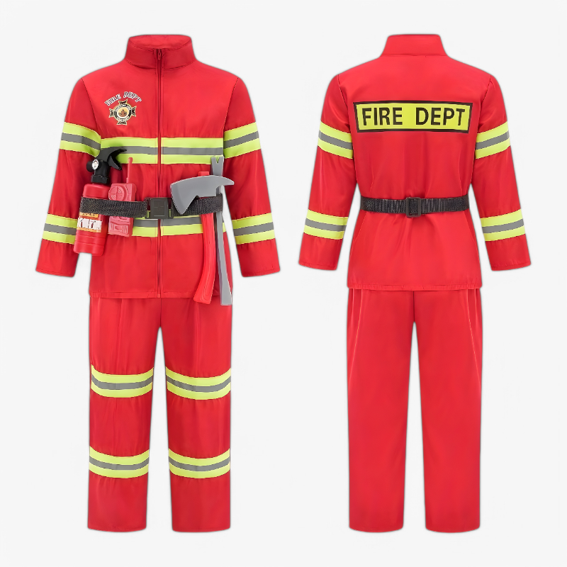 Kids Firefighter Costume Set - Image 2