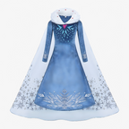 Girls 3 Piece Snow Queen Costume - Image 2