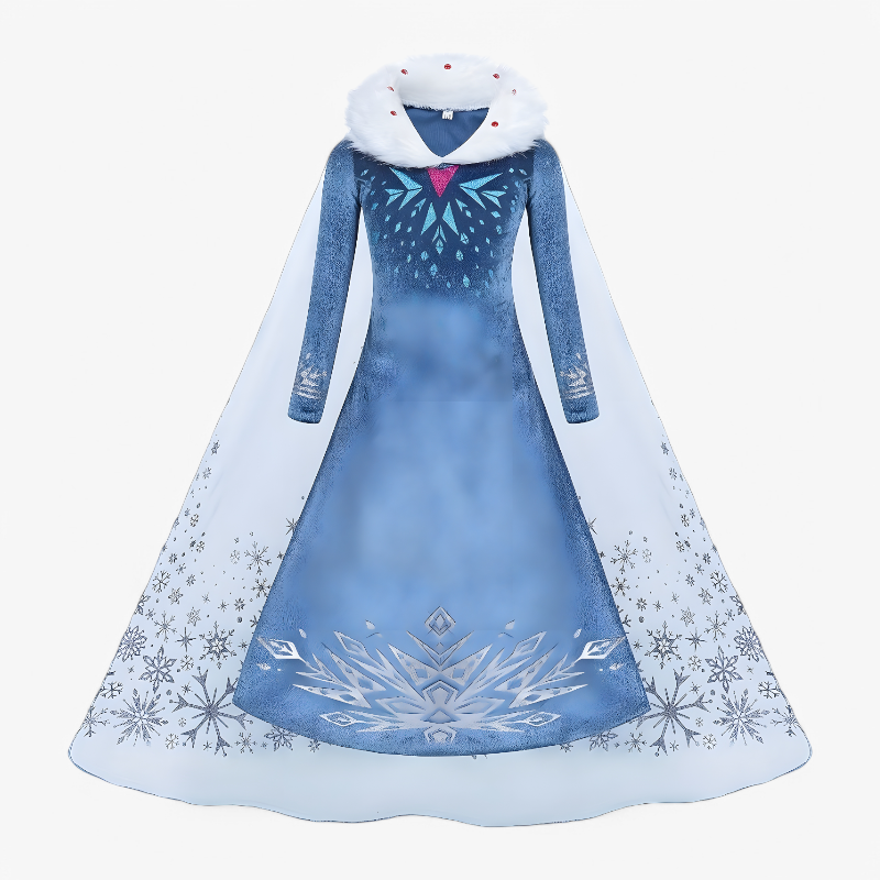 Girls 3 Piece Snow Queen Costume - Image 2