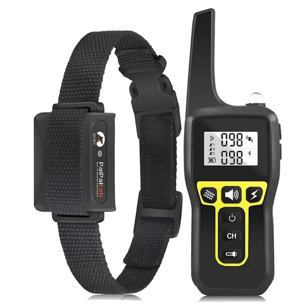 Rechargeable Dog Training Collar with Beep, Vibration & Static Modes