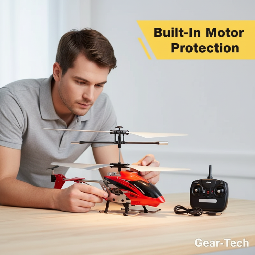Compact RC Helicopter Crash‑Resistant Design for Kids & Adults - Image 14