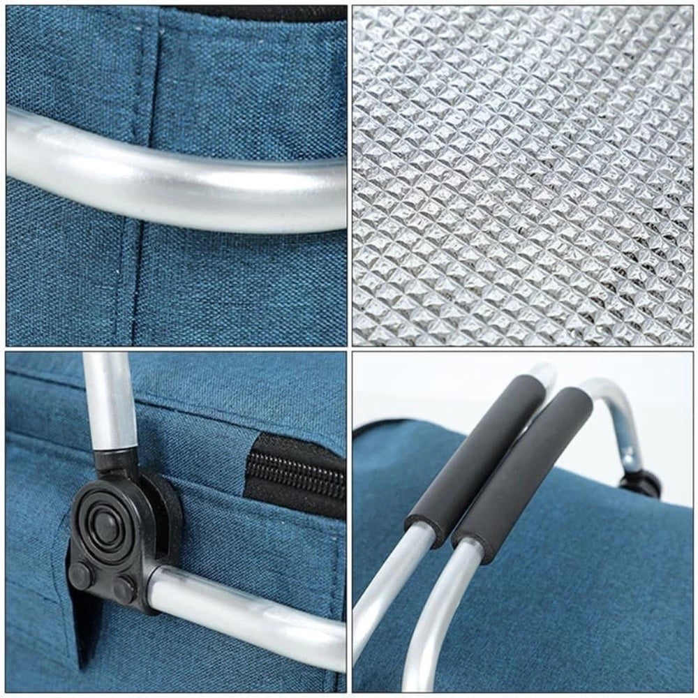 Collapsible Picnic Cooler Basket 18L Travel Food Storage - Image 4