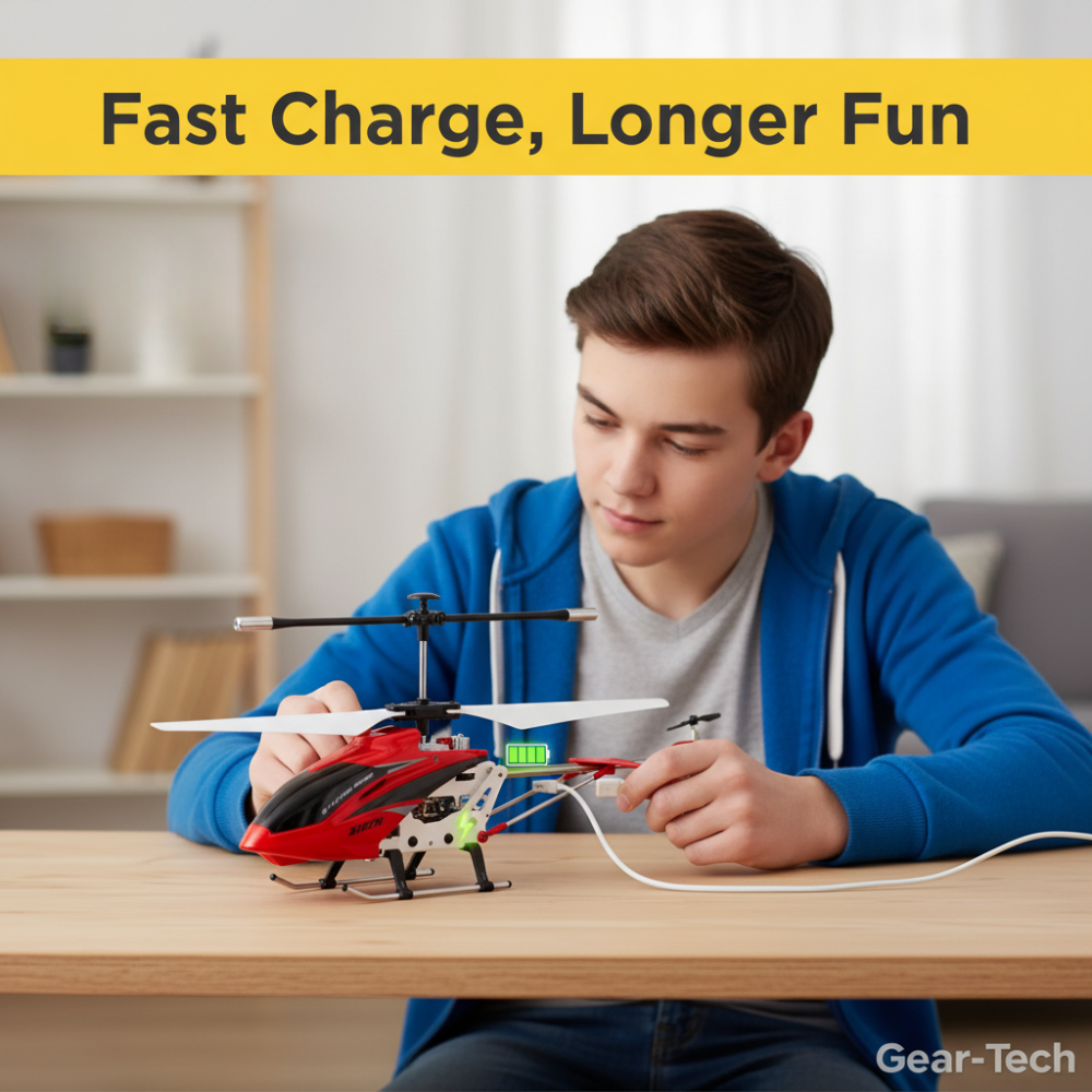 Compact RC Helicopter Crash‑Resistant Design for Kids & Adults - Image 17