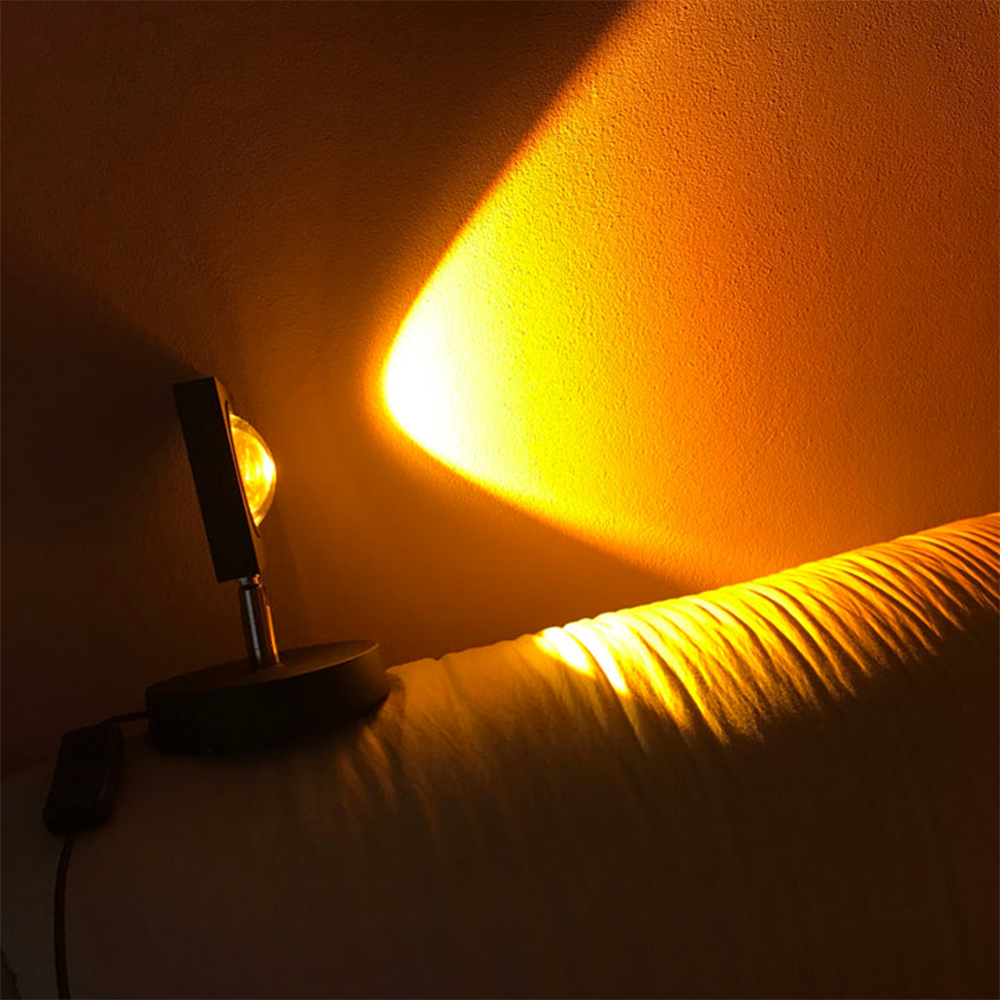 LED Sunset Effect Table Lamp Warm Ambient Decorative Light - Image 11