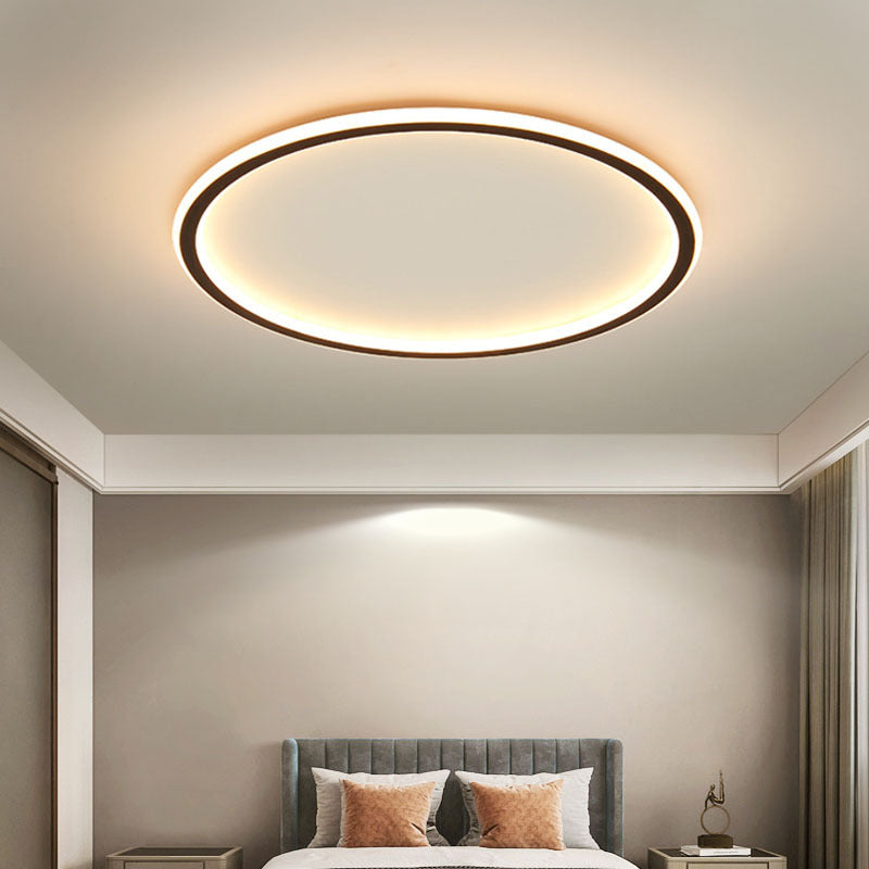 Scandinavian Round Flush Mount LED Ceiling Light