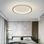 Scandinavian Round Flush Mount LED Ceiling Light - Image 5