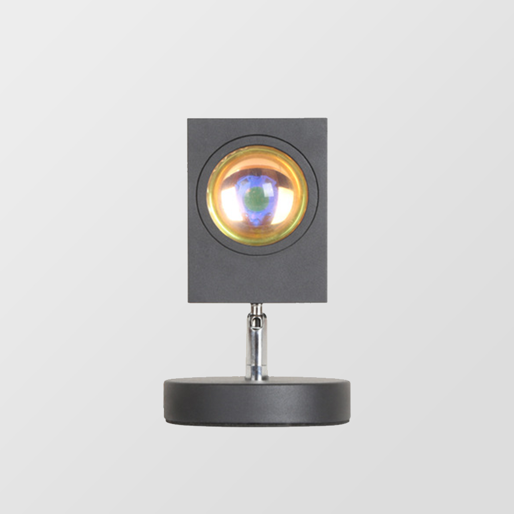 LED Sunset Effect Table Lamp Warm Ambient Decorative Light - Image 5