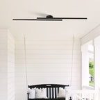 Ultra-Slim Linear Aluminum LED Ceiling Light Flush Mount - Image 3