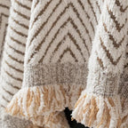 Elegant Herringbone Couch Cover Easy‑Care Furniture Shield - Image 5
