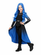 3 Piece Princess Cosplay Outfit Blue Ombre