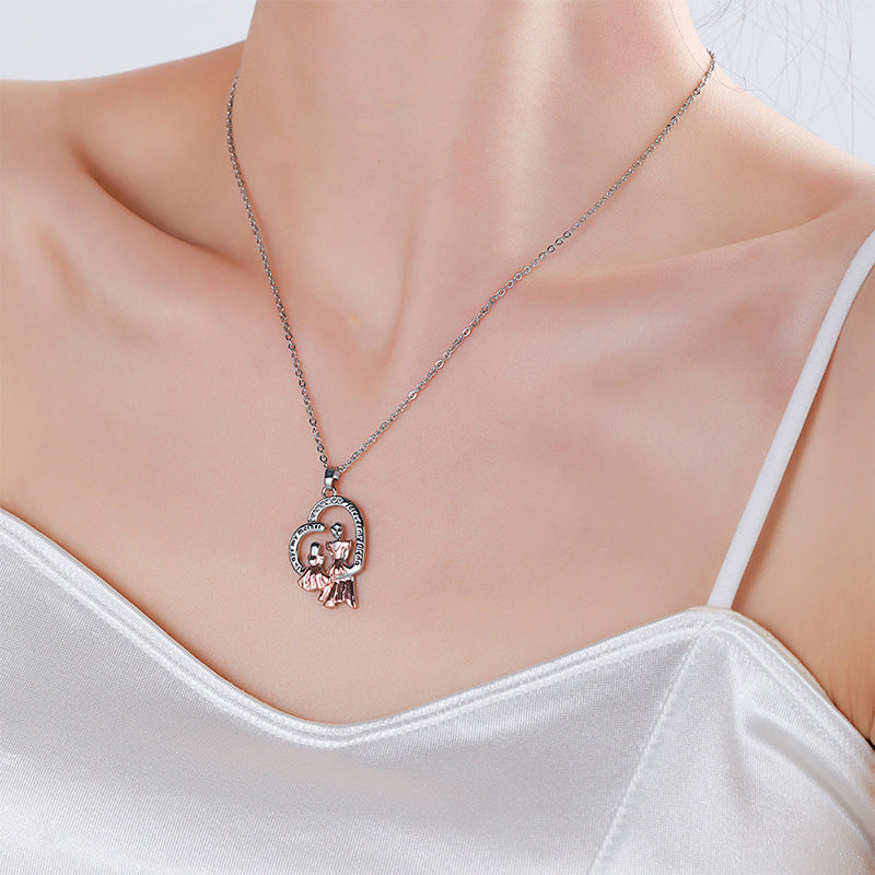 Mother’s Day Jewellery Gift Elegant Mother‑Daughter Necklace