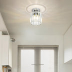 Black Crystal Flush Mount Ceiling Light Modern E27 - Image 25