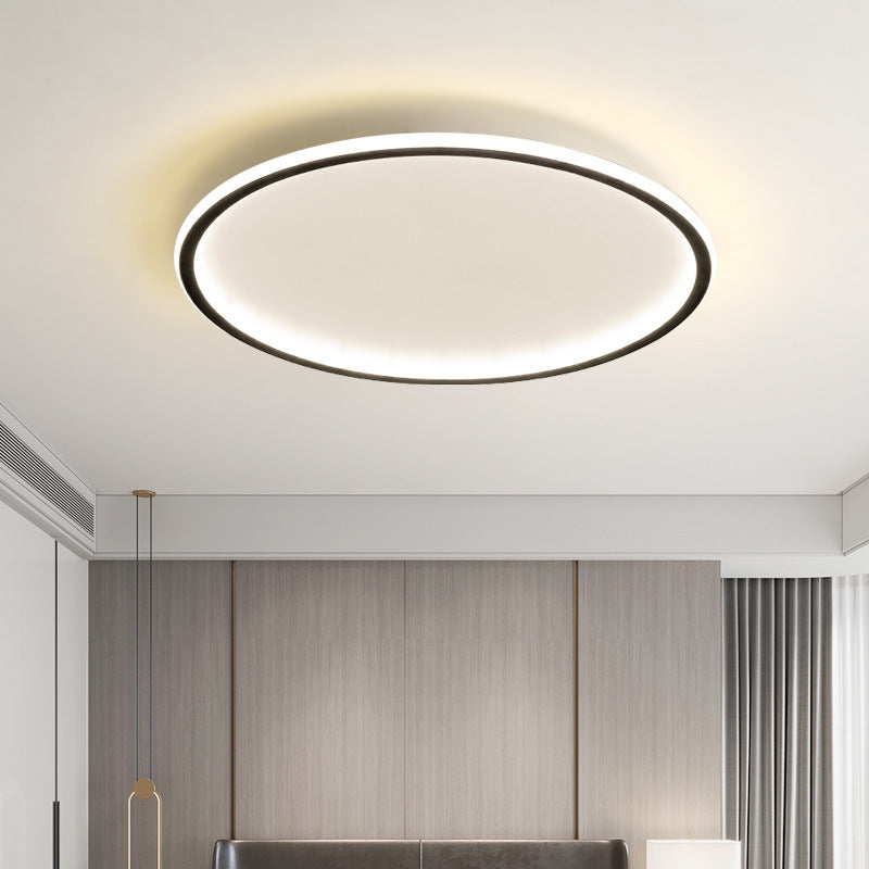 Scandinavian Round Flush Mount LED Ceiling Light - Image 6