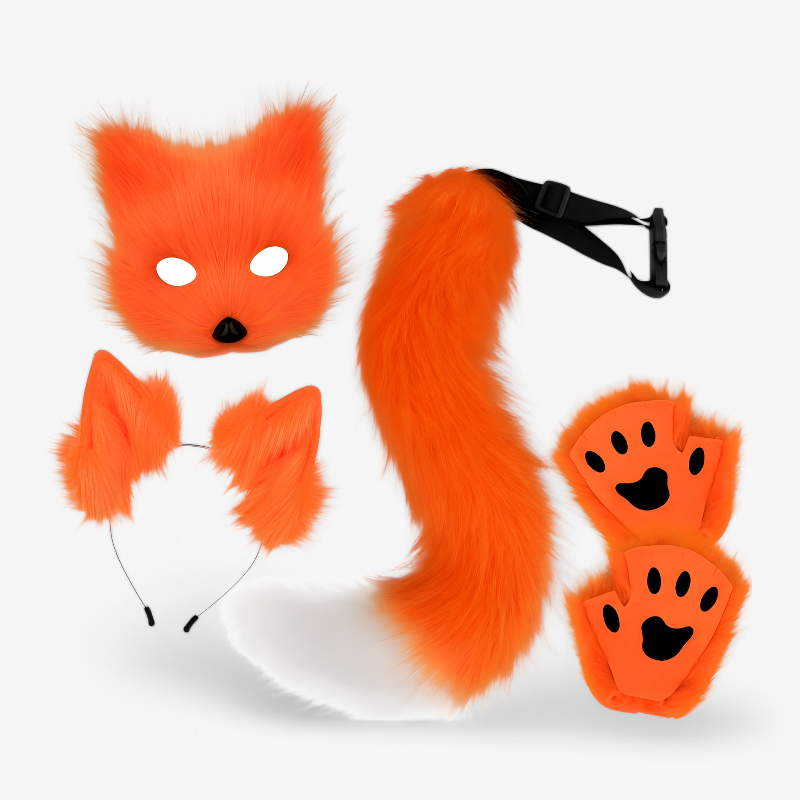 Kids 4 Piece Fox Costume Set - Image 2