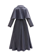 Girls Cape Coat Houndstooth - Image 3