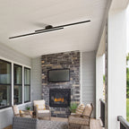Ultra-Slim Linear Aluminum LED Ceiling Light Flush Mount - Image 4