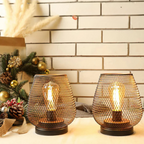 Portable Cordless Metal LED Table Lamp Warm Light - Image 4