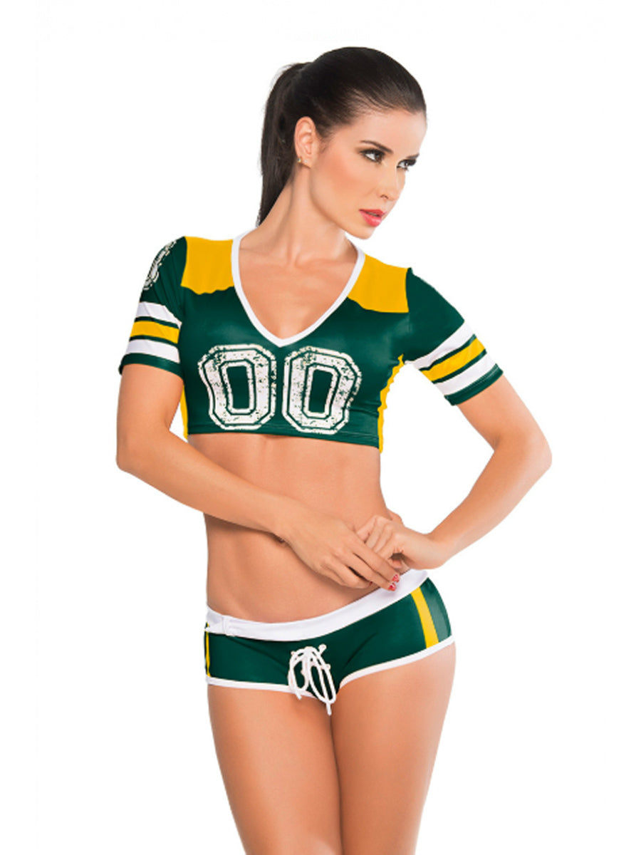 Women 3 Piece Cheerleader Lingerie Set - Image 9