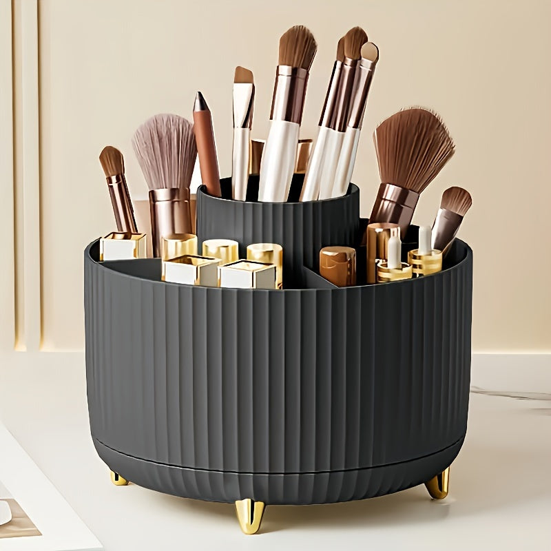 Makeup Carousel Organizer Five Compartment Beauty Storage - Image 2