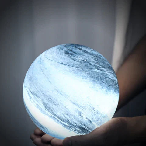 Sphere LED Table Lamp Swirl Diffused Ambient Remote Color Changing - Image 3