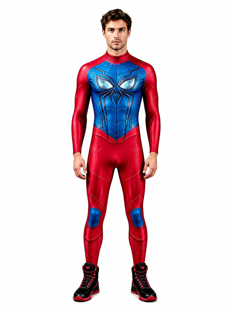 Adults Kids Spandex Spider Superhero Jumpsuit - Image 5
