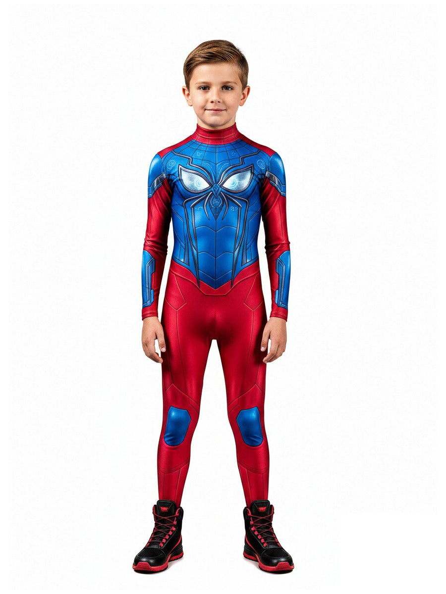 Adults Kids Spandex Spider Superhero Jumpsuit
