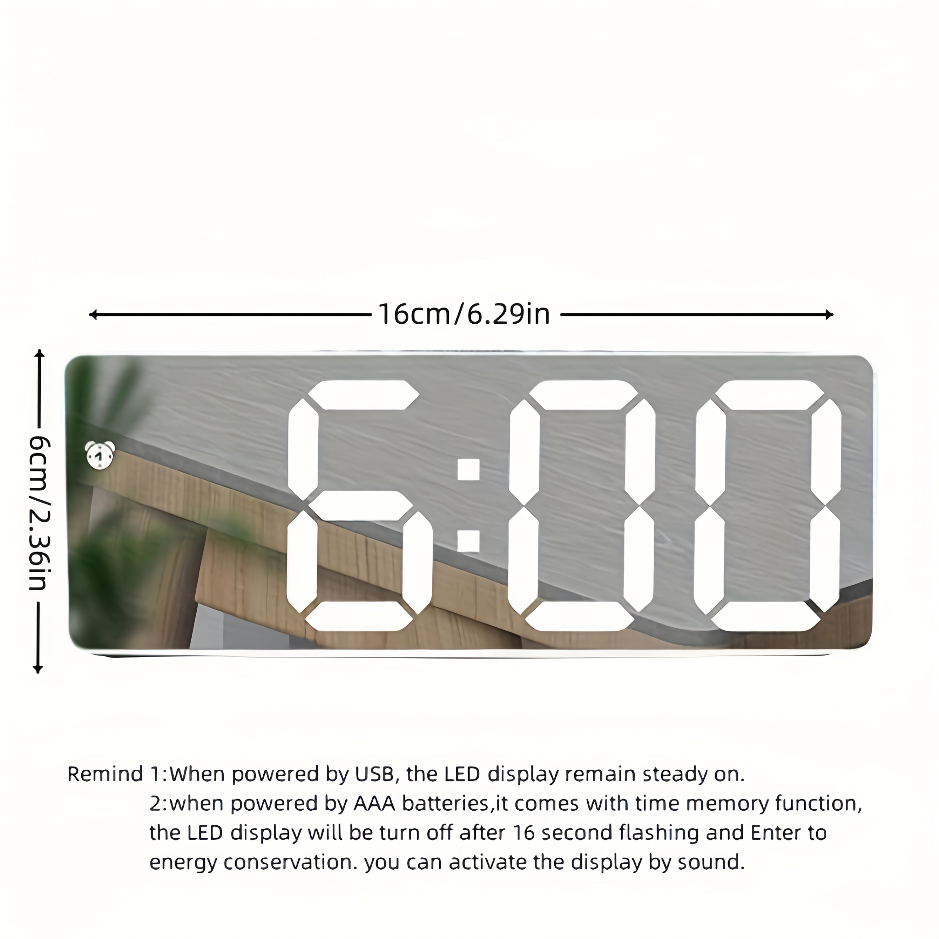 Home Alarm Clock Sunrise Light Digital Wake-Up Display - Image 4