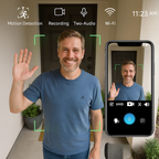 Wireless Video Doorbell Camera HD, Motion Alerts & Long Battery Life - Image 2