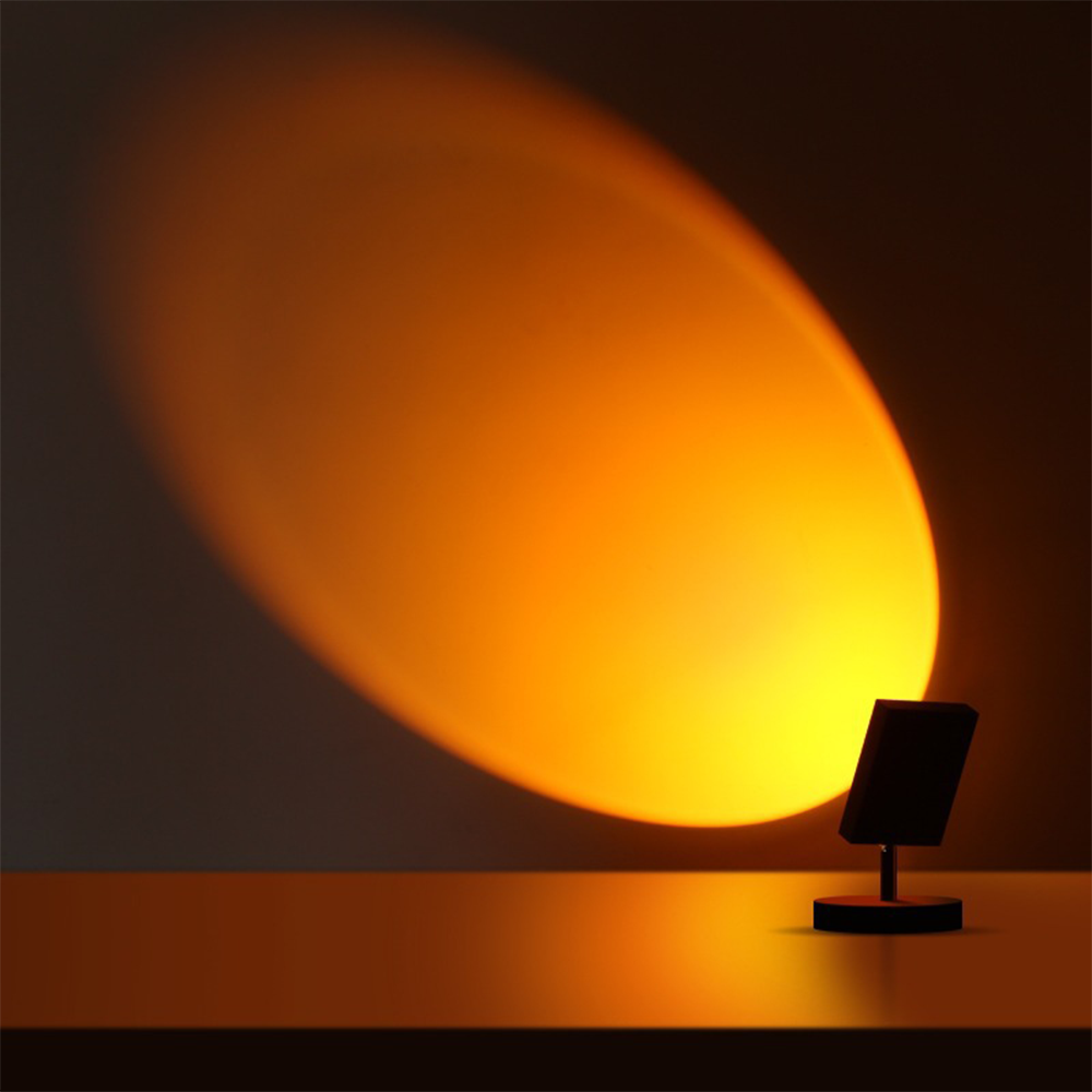 LED Sunset Effect Table Lamp Warm Ambient Decorative Light - Image 9