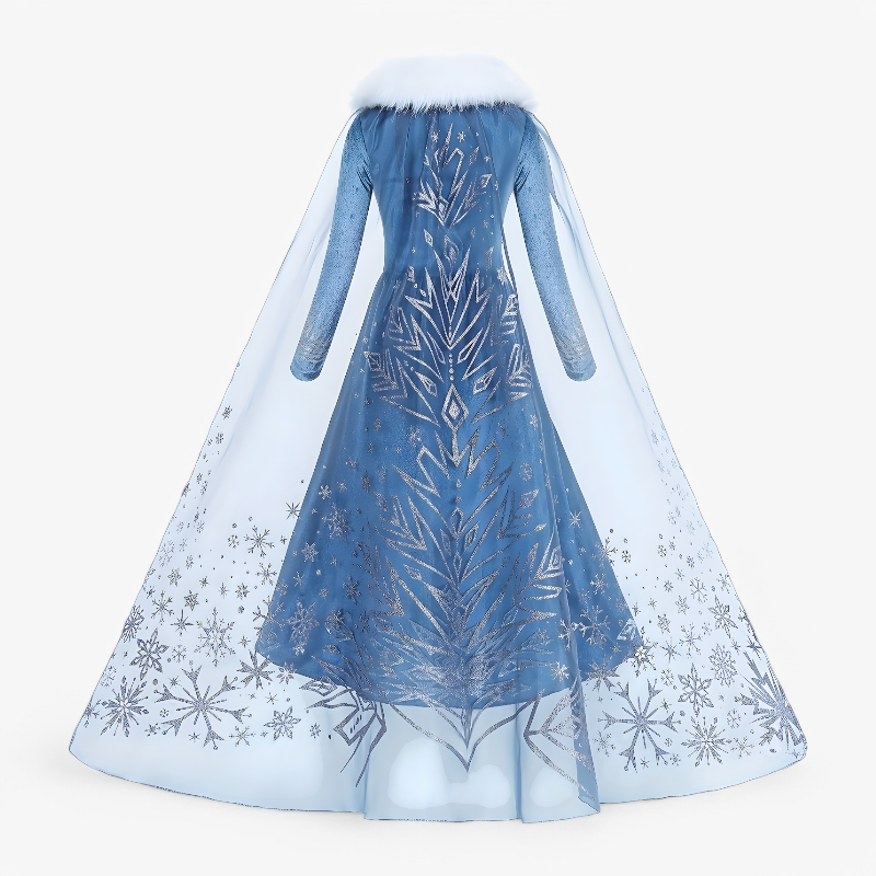 Girls 3 Piece Snow Queen Costume - Image 3