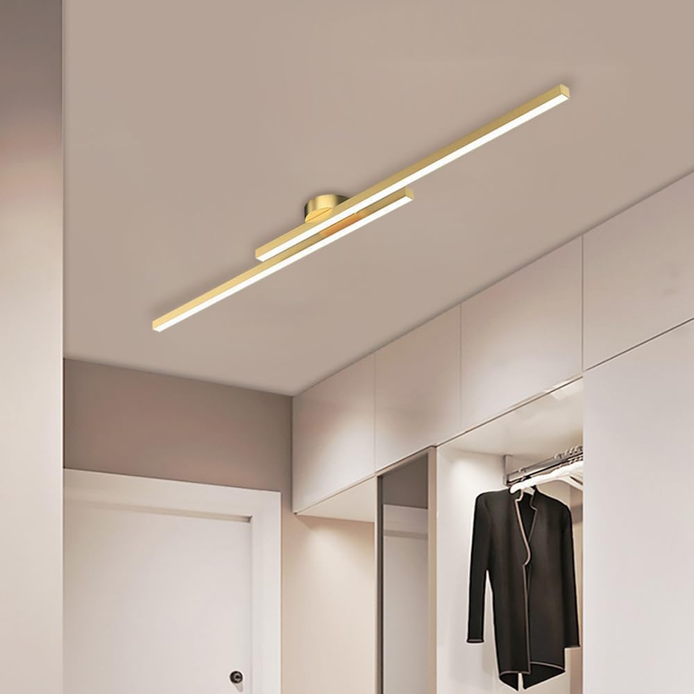 Ultra-Slim Linear Aluminum LED Ceiling Light Flush Mount - Image 21