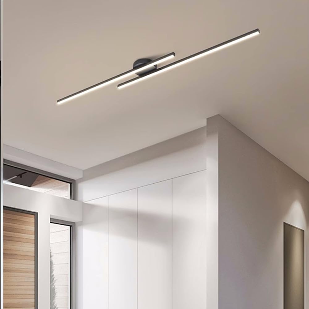 Ultra-Slim Linear Aluminum LED Ceiling Light Flush Mount - Image 14