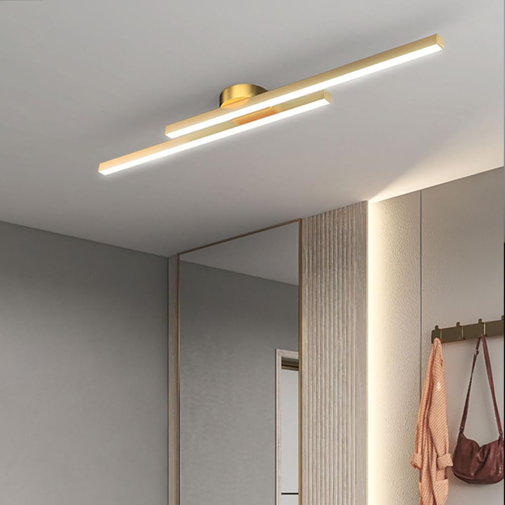 Ultra-Slim Linear Aluminum LED Ceiling Light Flush Mount - Image 22