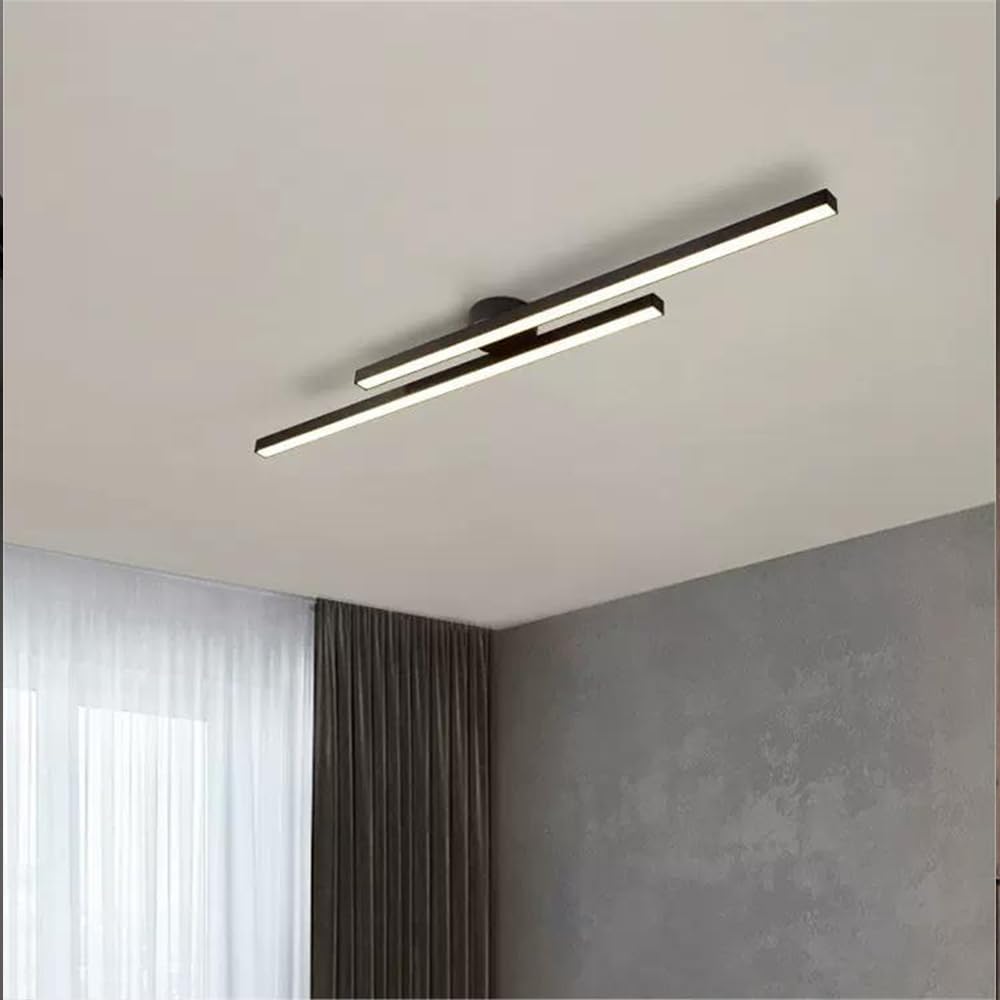 Ultra-Slim Linear Aluminum LED Ceiling Light Flush Mount - Image 13