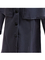 Girls Cape Coat Houndstooth - Image 6