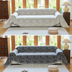 Reversible Couch Cover Nordic Speckle Boho Design - Image 2
