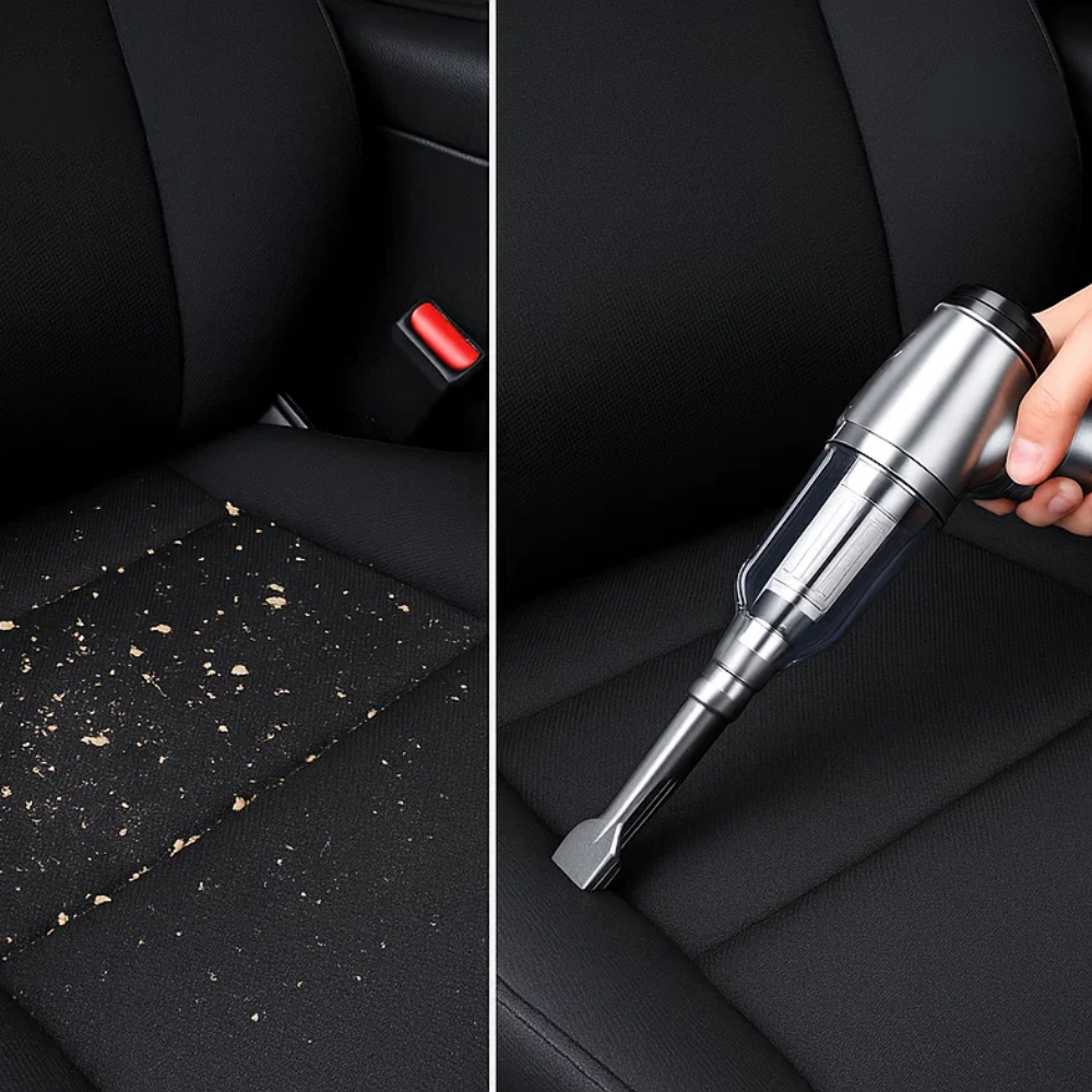 Car Vacuum Cleaner Powerful Compact Cordless Cleaner with Attachments - Image 3