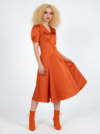 Satin Red Bride Costume - Image 5