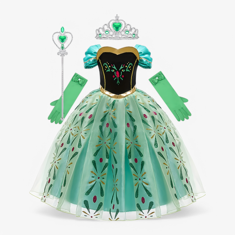 Girls 3 Piece Princess Costume Set