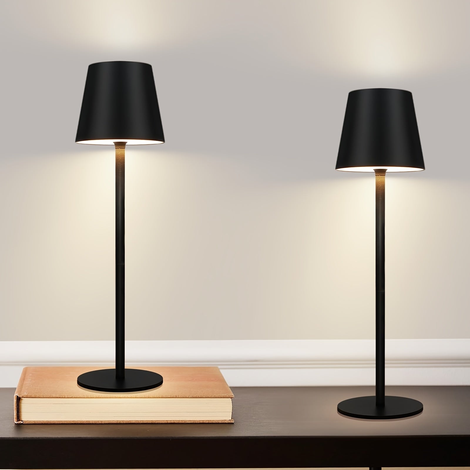 Rechargeable Touch Control LED Table Lamp for Bedside Use