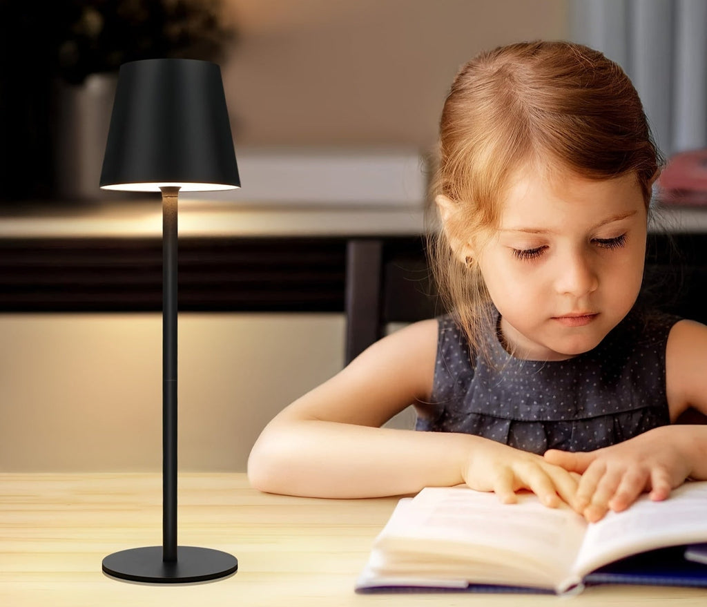 Rechargeable Touch Control LED Table Lamp for Bedside Use - Image 4
