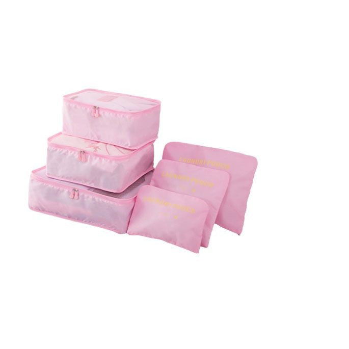 Ensemble de 6 cubes de rangement pour voyage
