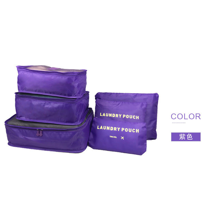 6-Piece Travel Packing Cube Set