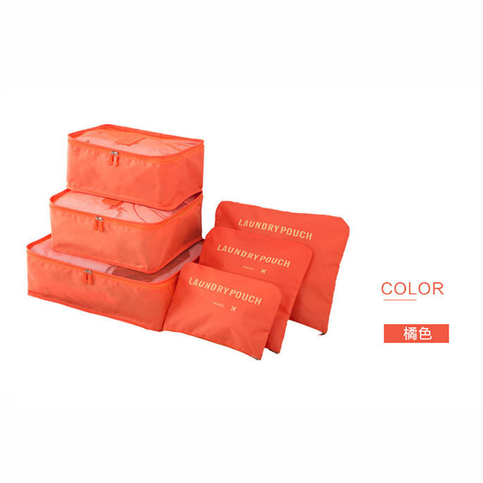 Ensemble de 6 cubes de rangement pour voyage