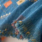 Boho Couch Cover Non‑Slip Design with Tassels - Image 7