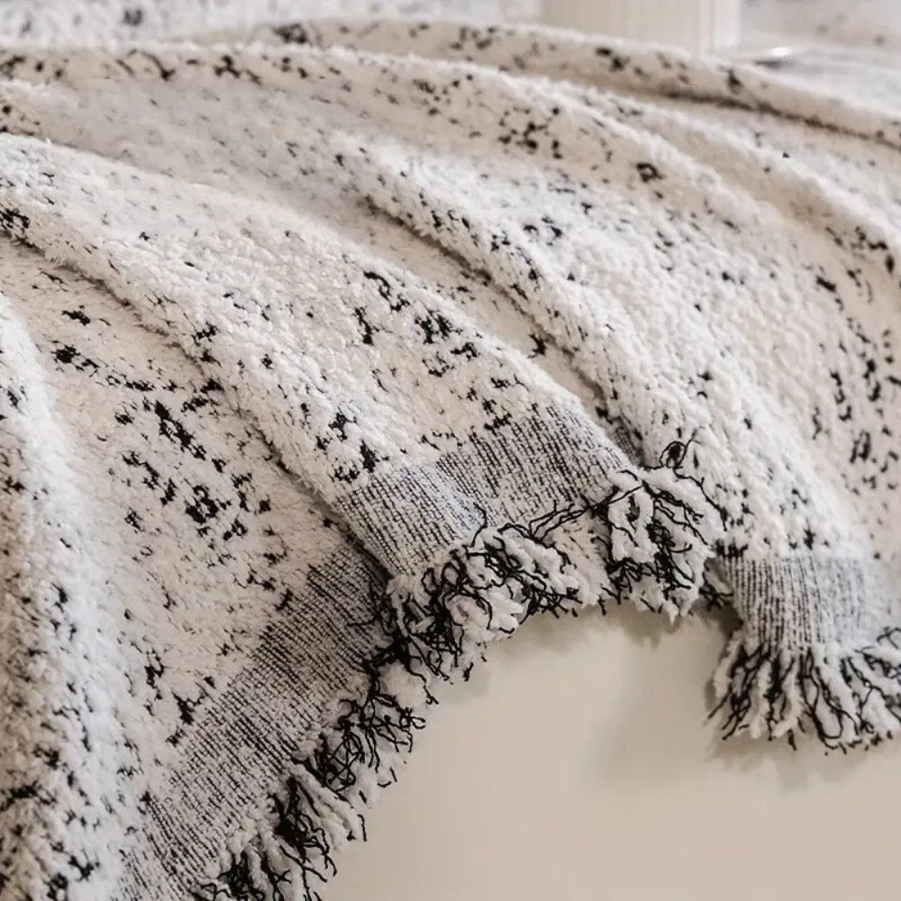 Reversible Couch Cover Nordic Speckle Boho Design - Image 8