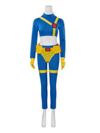 Women 2 Piece Superheroine Cosplay Costume 90s Retro - Image 5