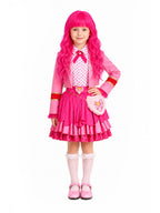 Halloween Costume Pink Princess Academy Blazer Ruffle Skirt Set