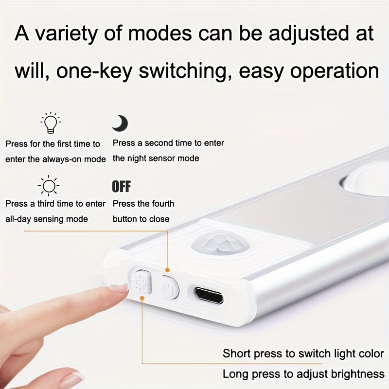 Wireless Motion Sensor LED Strip Light for Cabinets and Wardrobes - Image 12
