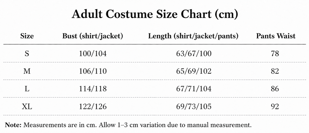Costume de zombie de jeu vidéo en polyester